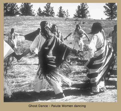 Ghost Dance - Paiute Women dancing