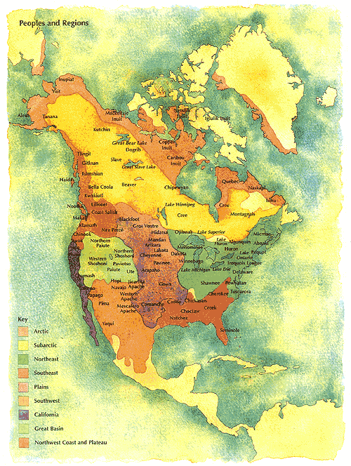 Map of the Indigenous Peoples