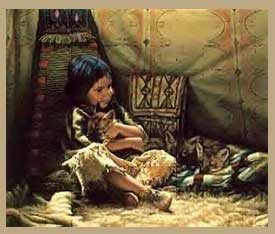 Native American child